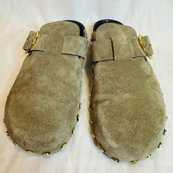 Isabel Marant  Mirvin Suede Clogs - Picture 4 of 10